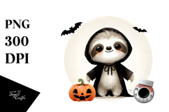 Cute Sloth Standing PNG Product Image 1