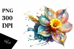 Vibrant Daffodil in Transparent PNG Product Image 1