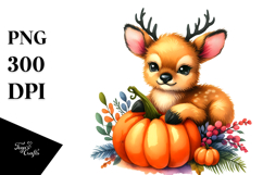 Baby Dog Pumpin Summer Drawing Clipart Product Image 1