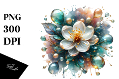 Shiny Jasmine, Watercolor PNG Product Image 1