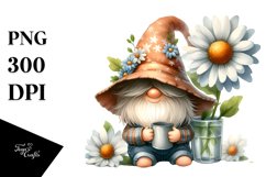 Adorable Gnome with Big Hat, PNG Product Image 1