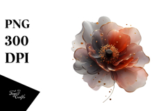 Abstract Poppy Material PNG Product Image 1