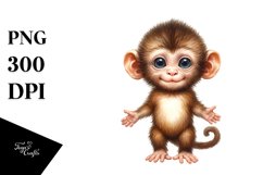 Funny Baby Monkey | Baby Monkey Sublimation Product Image 1