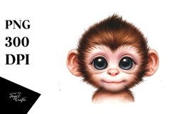 Funny Baby Monkey | Baby Monkey Sublimation Product Image 1
