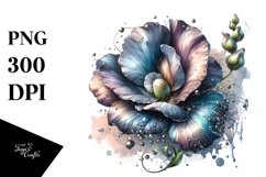 Shiny Sweet Pea Watercolor Clipart Product Image 3