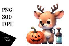Magical Baby Elk Clipart PNG Product Image 1