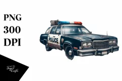 Vintage Police Car Flowers Product Image 3