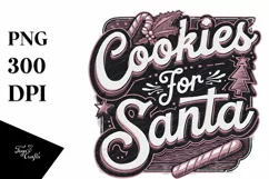 Cookies for Santa Christmas Png Product Image 1