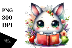Crazy Baby Rabbit with Book Product Image 1