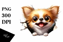 Crazy Looking Chihuahua Dog | Sublimation | Clipart Product Image 3