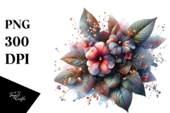 Abstract Impatiens Material PNG Product Image 1