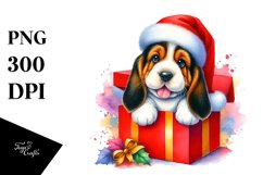 Expressive Baby Basset Hound, Vibrant PNG Product Image 3