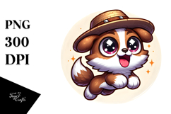 Ridiculously Cute Skull with Party Hat, PNG Product Image 1