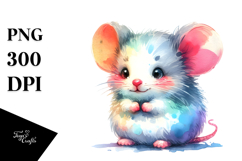 Colorful Cute Baby Mouse Clipart Product Image 1