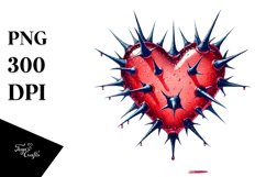 Simple Watercollor Heart, Material Product Image 1