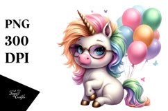 Johny Bravo Baby Unicorn | Watercolor Product Image 3