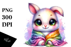 Goofy Baby Bunny, Summer PNG Product Image 1