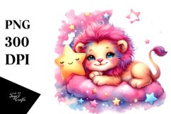 Resting Lion Star PNG Product Image 1