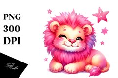 Resting Lion Star PNG Product Image 1