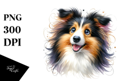 Cute Collie, PNG Product Image 1