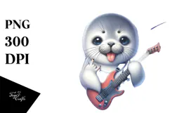 Cute Baby Seal PNG Product Image 1