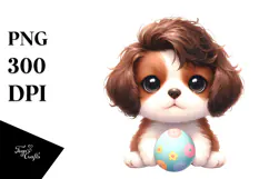 Cute English Springer Spaniel, Transparent PNG Product Image 1