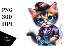 Happy Cat Model, Transparent PNG Product Image 1