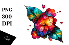 Vibrant Begonia, Transparent PNG Product Image 1