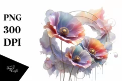 Glossy Poppy, High-Res PNG Product Image 3