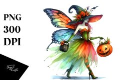 Fairy Halloween Watercolor Splash Product Image 3