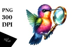 Vibrant Baby Hummingbird Magnifiyng | Baby Hummingbird Product Image 1