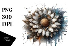 Detailed Daisy Watercolor Product Image 1