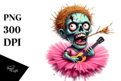 Funny Zombie in Tutu, Animated PNG Product Image 1