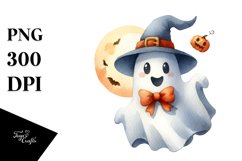 Funky Ghost Clipart, High-Res PNG Product Image 1