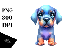 Expressive Great Dane Watercolor, PNG Product Image 1