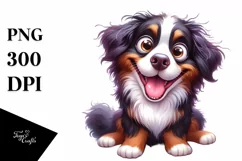 Crazy Looking Bernese Mountain Dog Furrm | Sublimation | Product Image 1