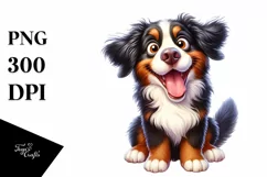 Crazy Looking Bernese Mountain Dog Furrm | Sublimation | Product Image 1