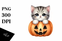 Baby Kitten Popping Out PNG Product Image 3