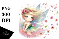 Colorful Fairy Tumbling Petals Clipart Product Image 1