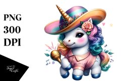 Colorful Baby Unicorn in Latin Club Product Image 3