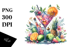 Creative Cocktail View from Back PNG Product Image 1