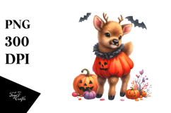 Vibrant Halloween Elk PNG Product Image 1