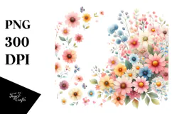 Cute Flower Flowers PNG Product Image 1