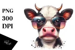 Funny Baby Cow PNG Product Image 1