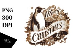 Vibrant Merry Christmas Clipart PNG Product Image 1