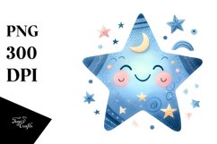 Whimsical Star, Transparent PNG Product Image 1