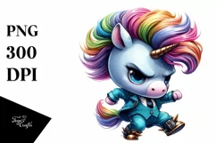 Baby Cute Unicorn PNG Product Image 3