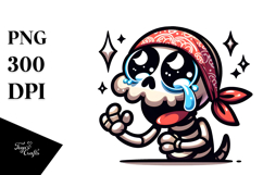 Despair Skull with Bandana Product Image 1