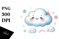 Cute Cloud PNG Product Image 1