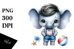 Baby Elephant Cool PNG Product Image 1